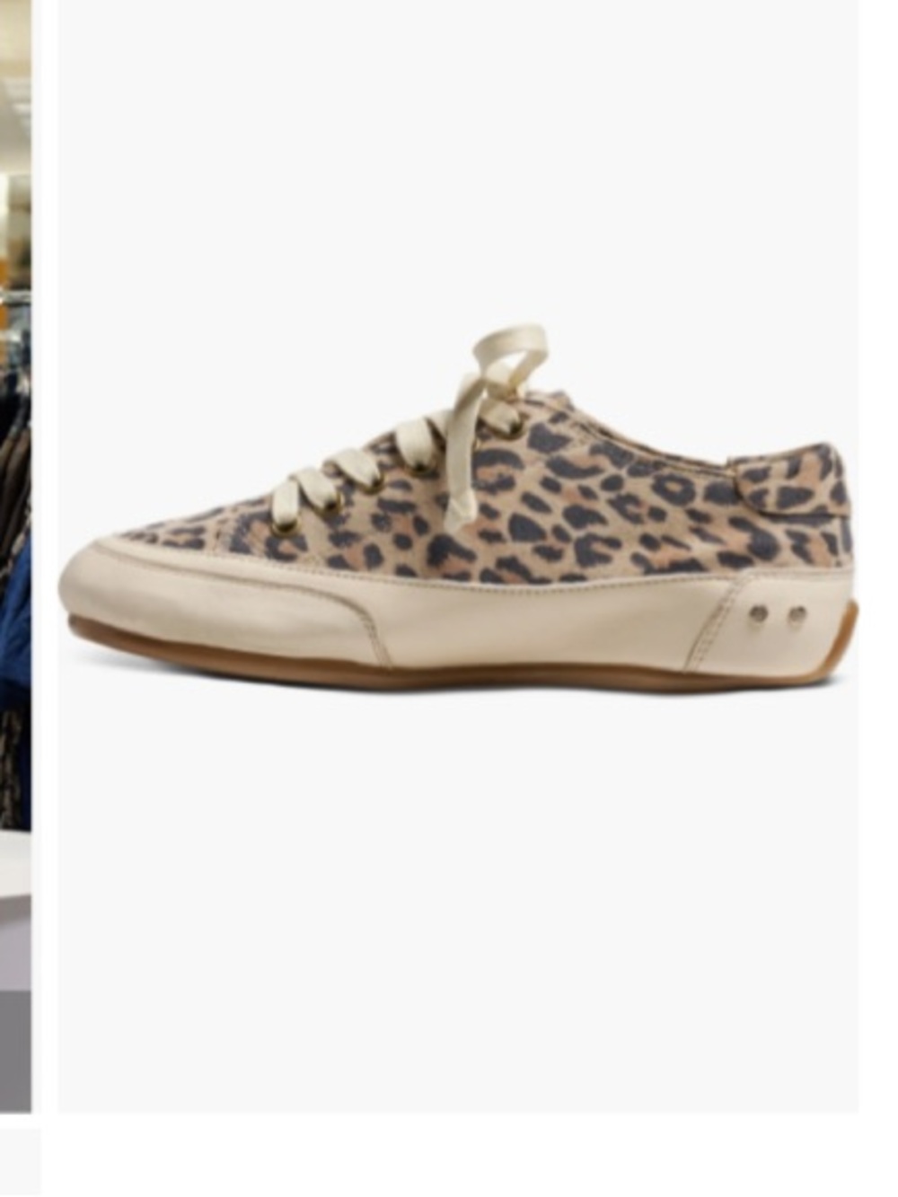 Beek Sanderling Sneaker Leopard print, size 7, NEW display pair, laces flawed - Picture 2 of 13